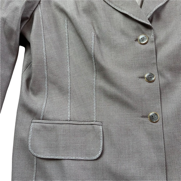 ESCADA EXCLUSIVE FOR NEIMAN MARCUS GRAY BLAZER JACKET - Picture 3 of 13